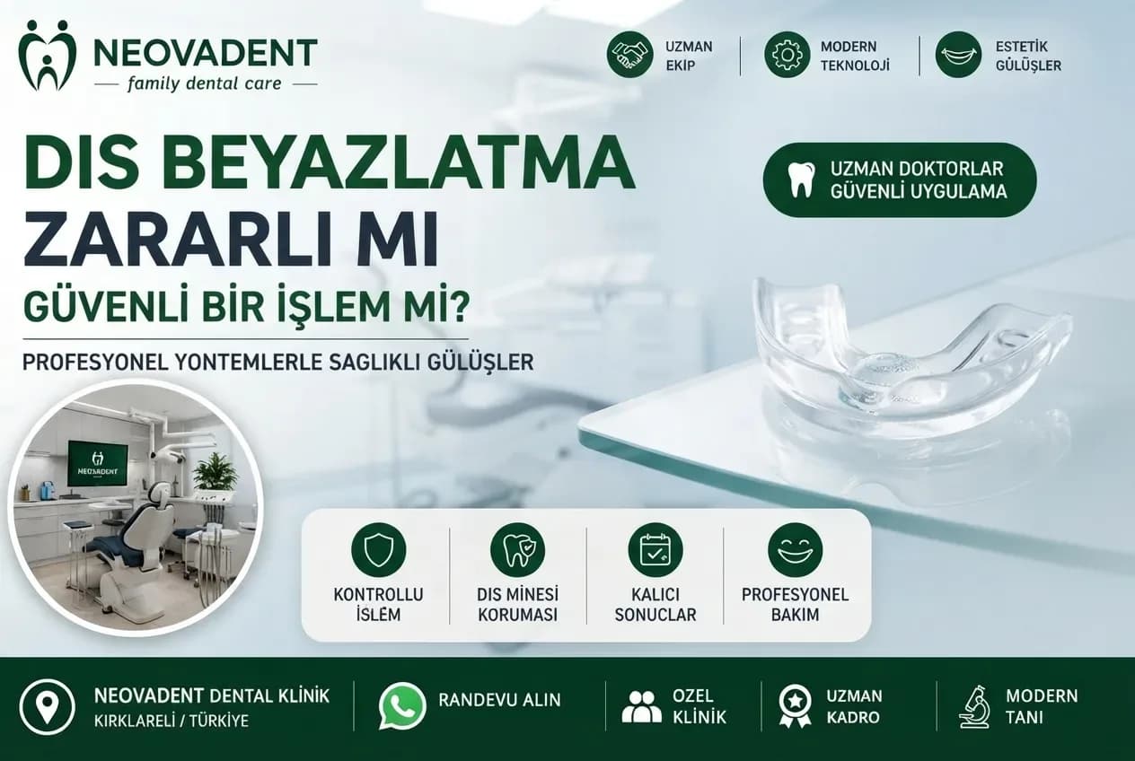 Diş Beyazlatma Zararlı mı? Uzman Görüşü
